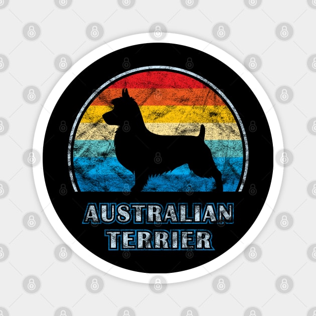 Australian Terrier Vintage Design Dog Magnet by millersye